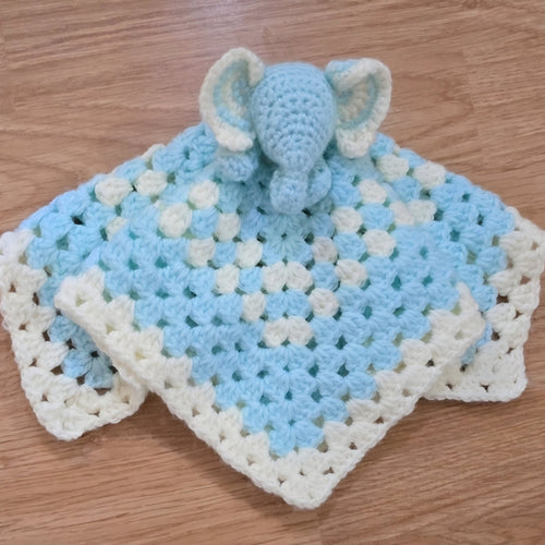 Crochet Elephant Baby Lovey