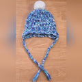 Crochet Toddler Hat with Faux Fur Pom Pom